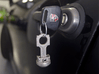 Piston & Connecting Rod 3.8 RS - Keychain 3d printed 