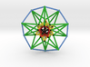 5D Hypercube Sacred Geometry Color lg 3d printed 
