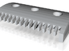 Haymarket: Comb - Railed 3d printed 