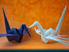 Origami Crane Skeleton 3d printed 