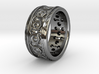 LATTICE RING WITH DIAMONDS SIZE 10.5 3d printed 