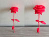 Rose 3d printed Red Strong Flexible Polished Rose Shapeways 3D print