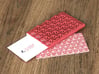 Business card case - CUSTOMIZE! 3d printed Textured backside