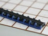 N Scale Trough Conveyor 80mm 3d printed End of a painted conveyor