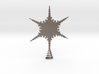 Sparkle Snow Star 2 - Tree Top Fractal - M 3d printed 