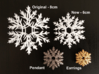 Snowflake Ornament 3d printed 