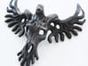 Rebirth Phoenix & Bull Skull Pendant: Large 3d printed 