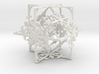 Snowflake Cube (Christmas Tree bauble?) 3d printed 
