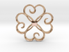The Clover Pendant 3d printed 