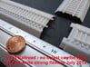 N-Scale 3x Railroad Section Unbalast 3d printed 