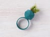 Icosahedron Planter Ring 3d printed With moss
