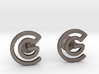 Custom Logo Cufflinks 3d printed 