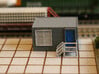 N Scale Tech Shack 3d printed Shack in use as generator shed or signalling equipment room.