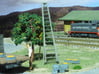 15' Orchard Ladder HO Scale 3d printed HO Ladder