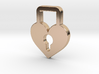 Heart Lock Pendant - Amour Collection 3d printed 