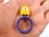 Pac-Man "Clyde" Ghost Ring 3d printed 