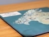Mallorca Map - True Color w/Labels 3d printed View from Left..