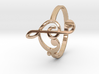 Size 8 Clefs Ring 3d printed 