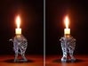 LUX DRACONIS 006 3d printed D printed candleholder LUX DRACONIS 006 in po