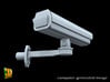 Surveillance Camera (1/87) 3d printed surveillance camera type 1 - 1/87th scale