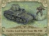 Carden Loyd Light Tank Mk.VIII (1:100 scale) 3d printed 