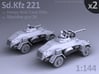 Sd.Kfz 221 (2 pack) 3d printed 