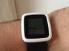 Pebble Time Steel Bumper Cover 3d printed White polished / photo by @apebbleaday