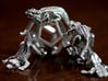 Reptiles & Dodecahedra mini sculpture Fine Art top 3d printed 100mm, f/2.8, low angle photo.