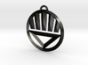 Black Lantern Keychain 3d printed 
