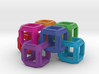 Circle Fixed Link Chain Rainbow Cube 3d printed 