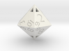 Sphericon-based d12: hollow 3d printed 