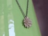 Spikey Succulent Pendant 3d printed Chain not included.