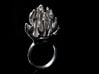 Laplacian Ring sz 7 3d printed polished silver