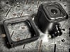 Camera Lens Protection for Hero 4, Hero 5, Session 3d printed Shown with user added Lexan shield