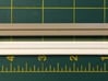 Plotter paper spool spindle, Commodore 1520 3d printed New vs. original part