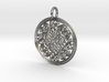 Celtic Shield pendant (precious metals) 3d printed 