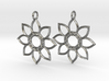 Celtic Flower Earrings 3d printed 