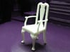 1:24 Queen Anne Chair with Arms 3d printed Printed in White Strong & Flexible
