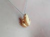 Frog low poly pendant 3d printed 