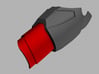 Iron Man Mark IV/VI Wrist Armor (2 Parts) 3d printed What's highlighted in red will be printed.  Goes with upper forearm armor.
