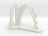 Gothic Arch and Flying Buttress Ruin 6mm Scale 3d printed 