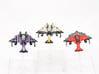3 pack Vaksai Starfighter S2 Variants 1/270 3d printed 