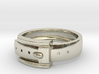 Belt Buckle Ring (Sizes 5 - 11.5) (Customisable) 3d printed 