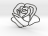 Rose Pure 3d printed Rose Pure and Silver