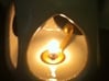 Mystic Altar Oil Lamp "Phi" 3d printed The gold handle stays cool to the touch.