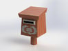 "WW" Rito Mailbox 3d printed Solidworks showing assembled model.