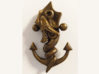Sea Serpent Anchor Pendant 3d printed 