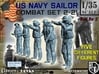 1-35 US Navy Sailors Combat SET 2-21 3d printed 