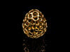 Dragon's Egg (from $12.50) 3d printed Printed in Polished Brass
