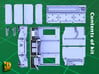 2S7 PION Crew Compartment (1:35) 3d printed 2S7 PION/MALKA crew compartment - parts